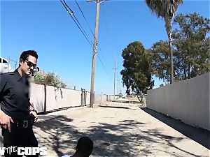 pound the Cops - white damsel cop banged by 3 BBCs